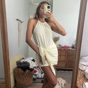 Maurie and eve like a wave mini dress butter 2